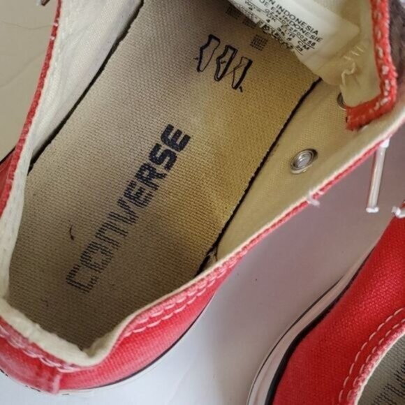 Converse Red Chuck Taylor All Stars Low Tops SNEAKERS SHOES Woman's WOMEN'S 6 - Picture 8 of 12